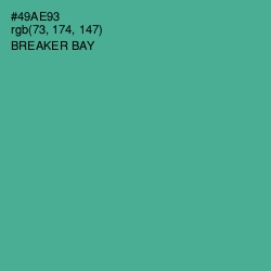 #49AE93 - Breaker Bay Color Image
